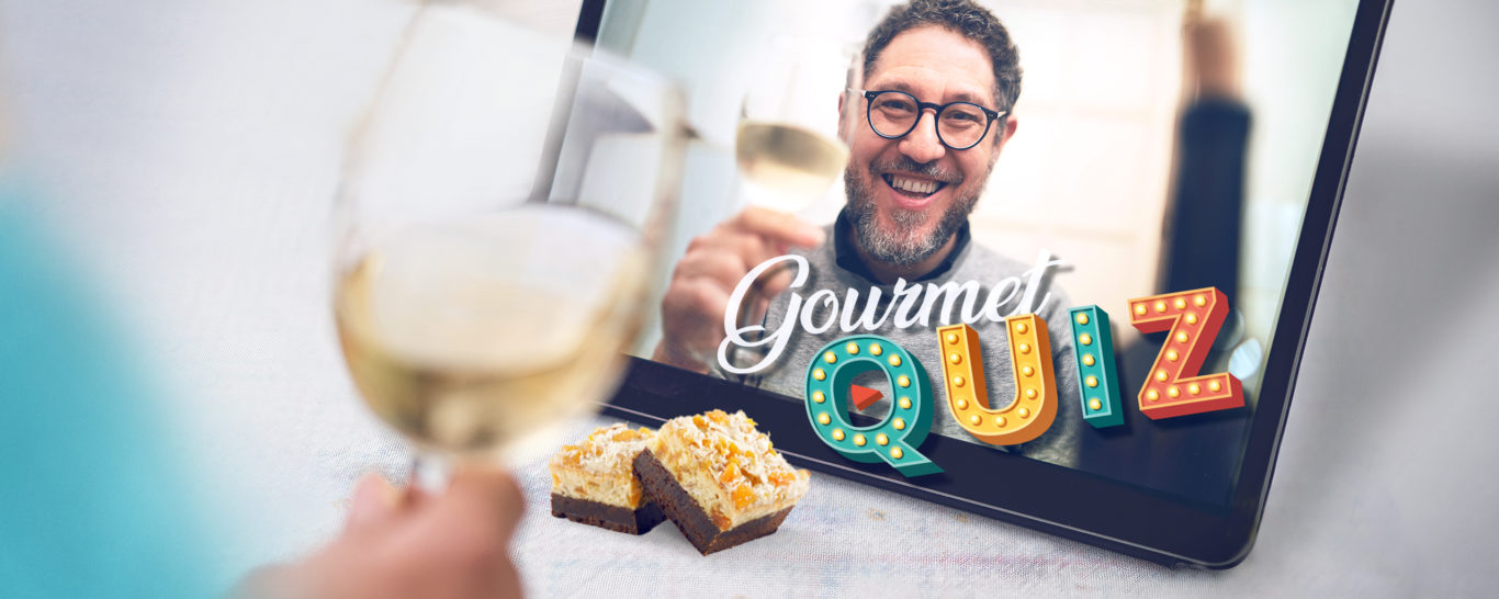 Online Gourmet Quiz als Weihnachtsfeier