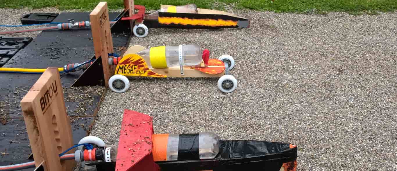 Raketen Auto Bau und Rennen | Teamevent | BITOU
