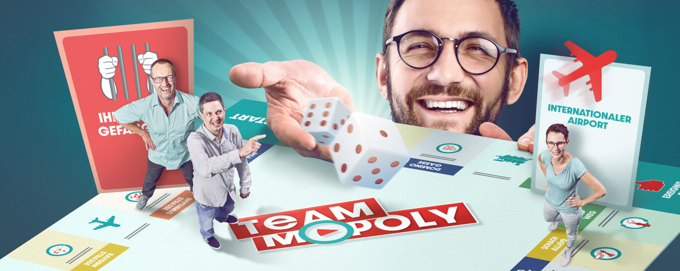 Team-Mopoly – Zusammen durch eine vertraute, fremde Welt